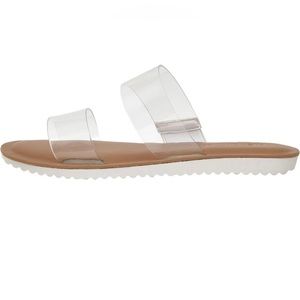 CUSHIONAIRE Women's Vera slide sandal +Memory Foam